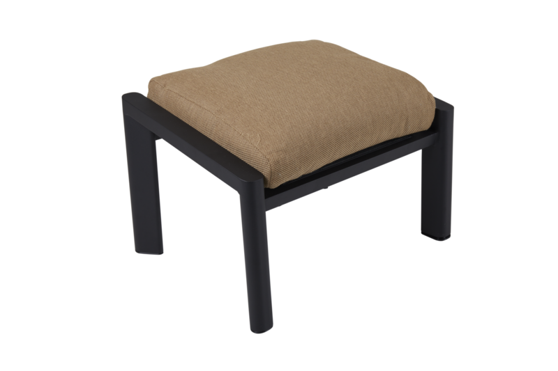 Slide Footstool Black Cinnamon Gold Brafab